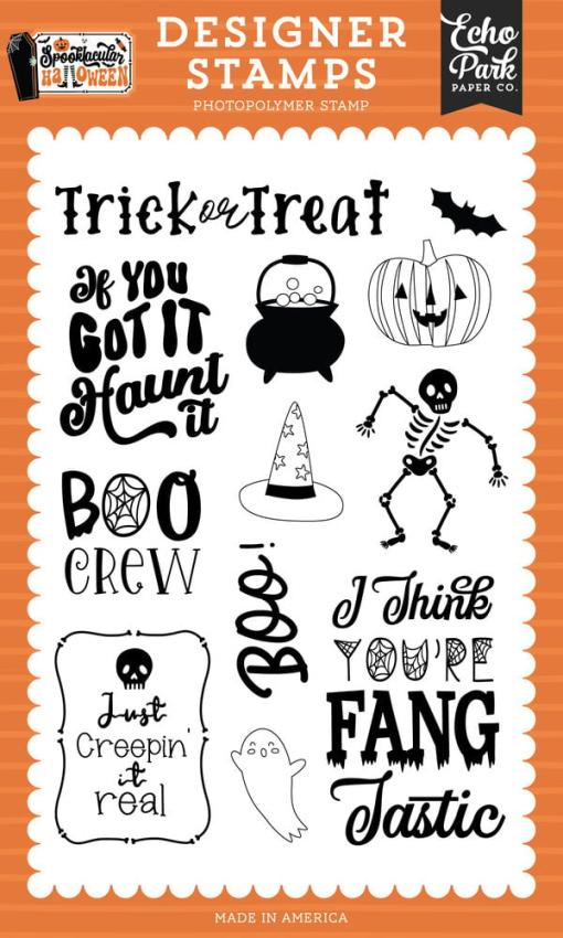 Echo Park - Stempelset "Fang Tastic" Clear Stamps