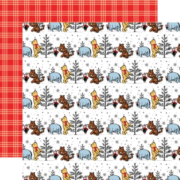Echo Park - Designpapier "Winnie The Pooh Christmas" Collection Kit 12x12 Inch - 12 Bogen