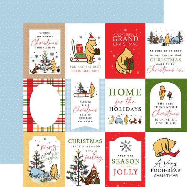 Echo Park - Designpapier "Winnie The Pooh Christmas" Collection Kit 12x12 Inch - 12 Bogen