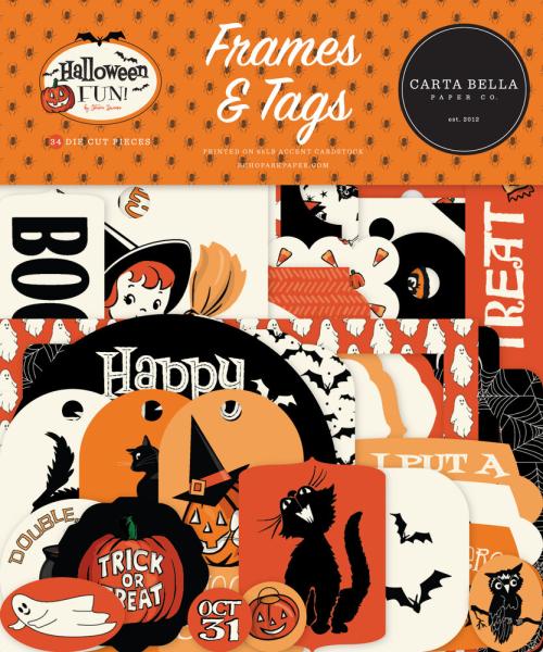 Carta Bella "Halloween Fun" Frames & Tags