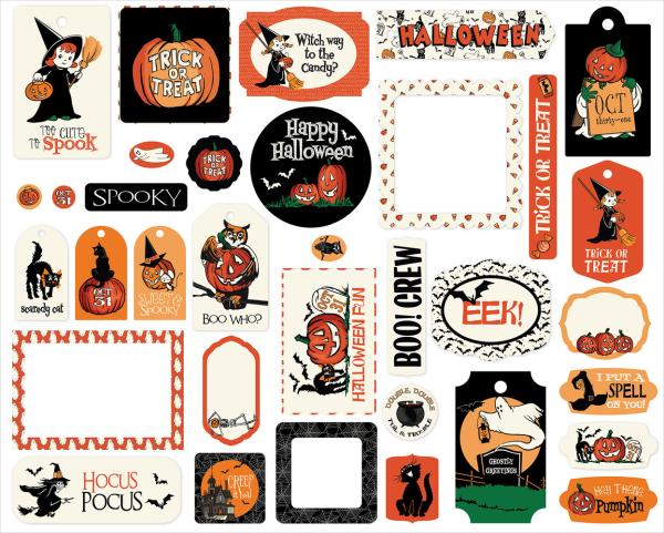 Carta Bella "Halloween Fun" Frames & Tags