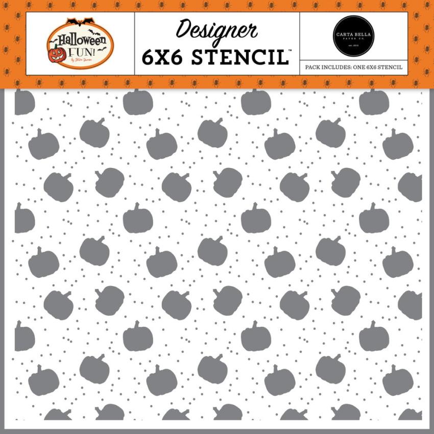 Carta Bella - Schablone 6x6 Inch "Pumpkin Party" Stencil