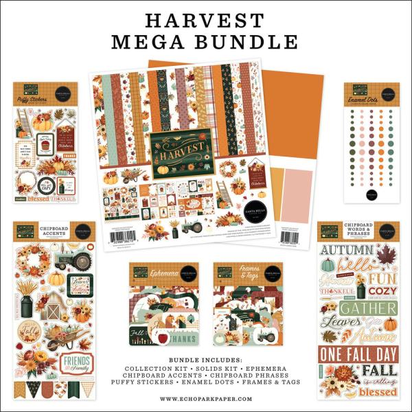 Carta Bella - Mega Bundle "Harvest" Komplettpaket 