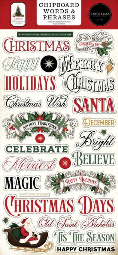 Carta Bella - Mega Bundle "A Vintage Christmas" Komplettpaket 