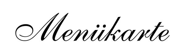 Holz-Stempel "Menükarte" 8x1,5 cm