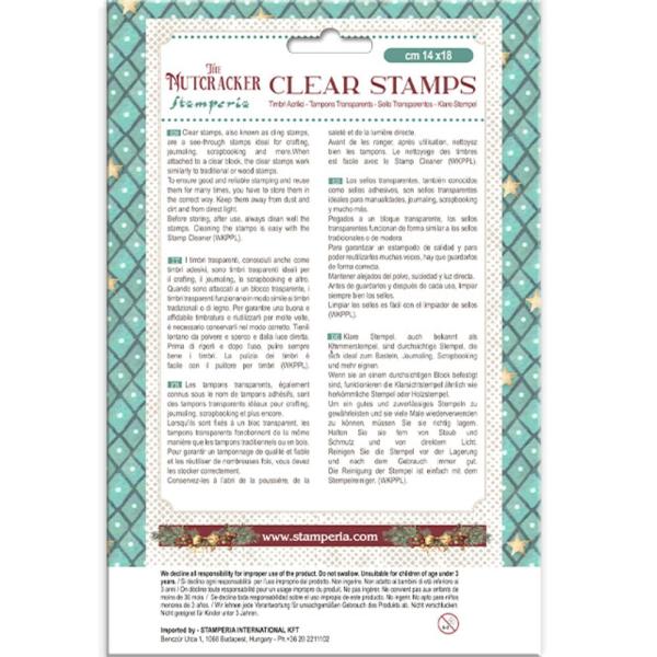 Stamperia - Stempelset "Poinsettia" Clear Stamps