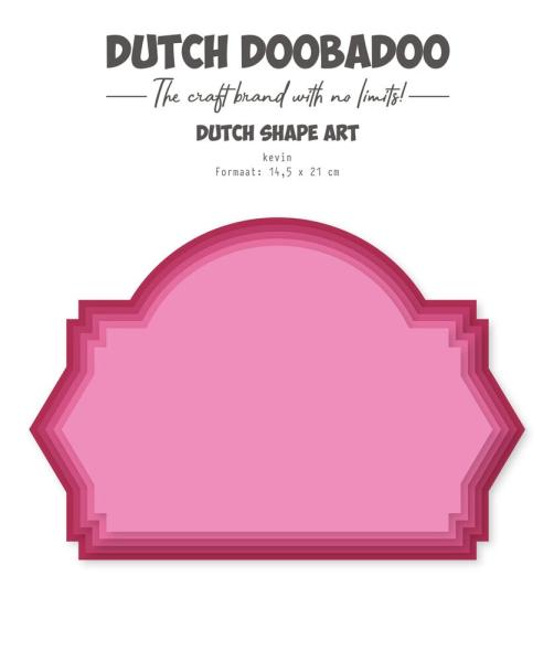 Dutch Doobadoo - Schablone A5 "Kevin" Stencil - Dutch Shape Art 