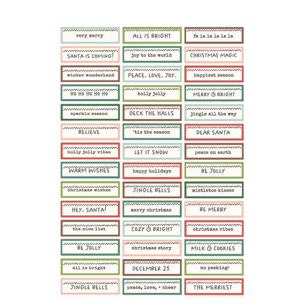Simple Stories - Aufkleber "Santa's Village" Sticker Book