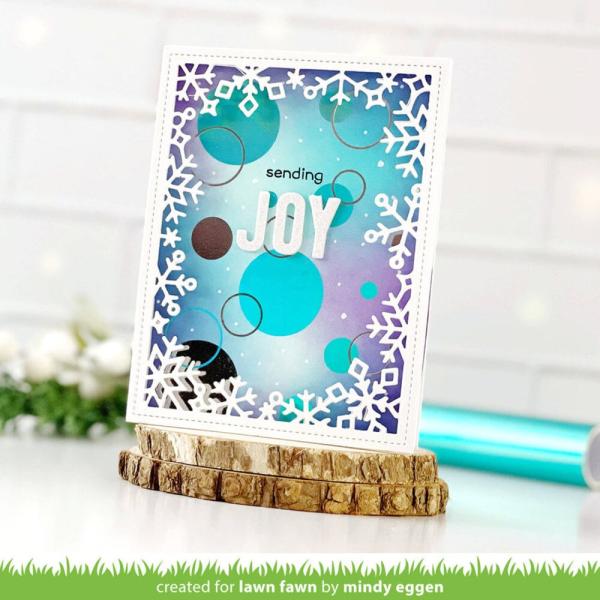 Lawn Fawn - Heißfolienplatte "Bokeh Circles" Hot Foil Plate