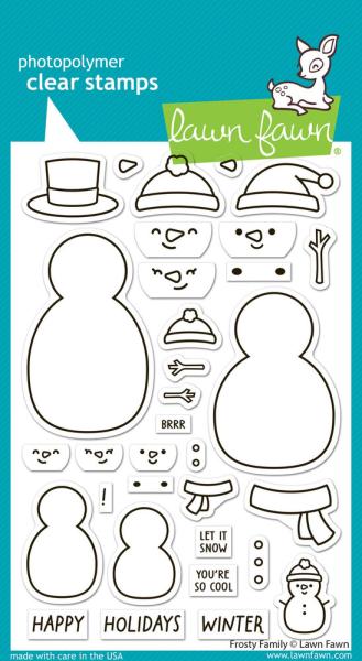 Lawn Fawn - Stempelset "Frosty Family" Clear Stamps