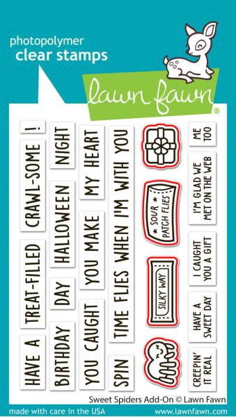 Lawn Fawn - Stanzschablone "Sweet Spiders" Add-on Die