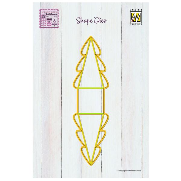Nellie Snellen - Stanzschablone "Christmas Tree Box" Shape Dies