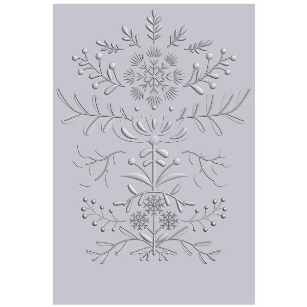 Sizzix - 3D Prägefolder "Yuletide" Embossing Folder Design by Catherine Pooler