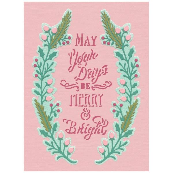 Sizzix - Stanzschablone "Merry & Bright #2" Thinlits Craft Dies by Jen Long
