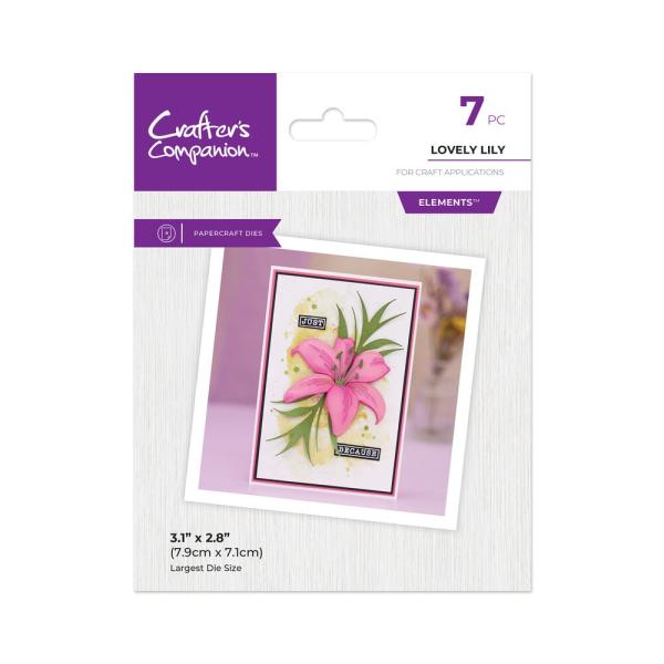 Crafters Companion - Stanzschablone "Lovely Lily" Dies
