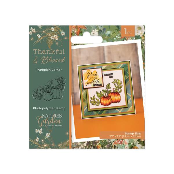 Crafters Companion - Stempel "Pumpkin Corner" Clear Stamps