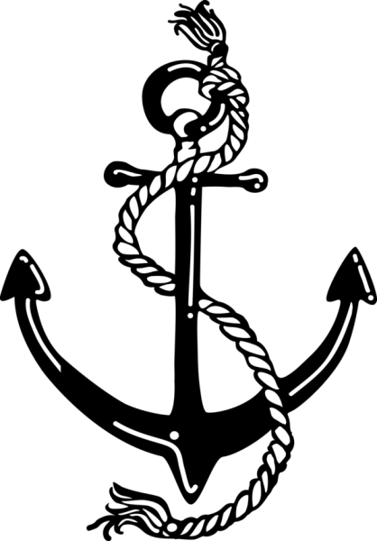 Marabu Silhouette-Schablone DIN A4 (mittel) "Anchor"