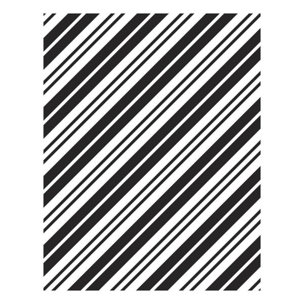 Spellbinders - Buchdrucktechnik "Candy Candy Stripes" BetterPress Plate