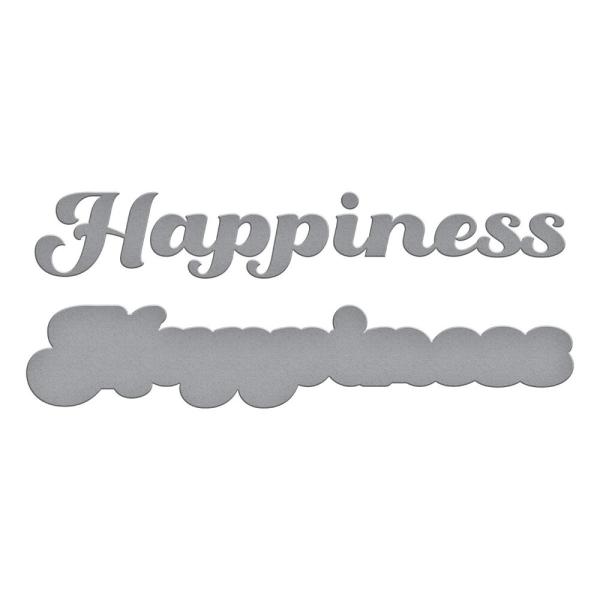 Spellbinders - Stanzschablone "Happiness" Dies