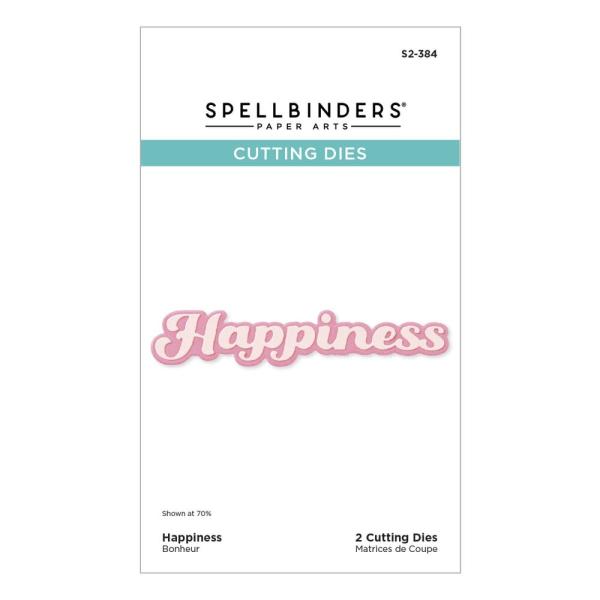 Spellbinders - Stanzschablone "Happiness" Dies