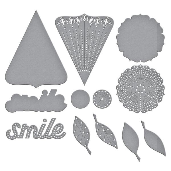Spellbinders - Stanzschablone "Stitched Petal Bloom" Dies
