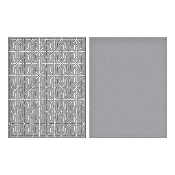 Spellbinders - Stanzschablone "Stitched Starfilled Background" Dies
