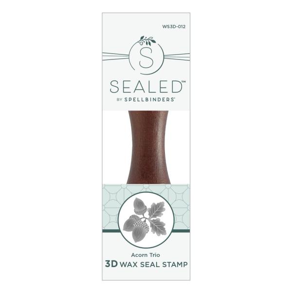 Spellbinders - Wachssiegel Stempel "Acorn Trio" Wax Seal Stamp