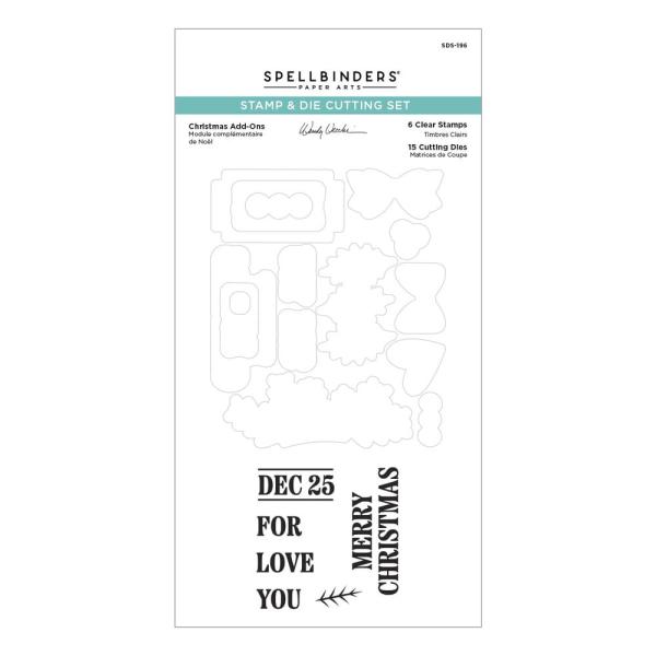 Spellbinders - Stempelset & Stanzschablone "Christmas Gifting" Clear Stamps & Dies