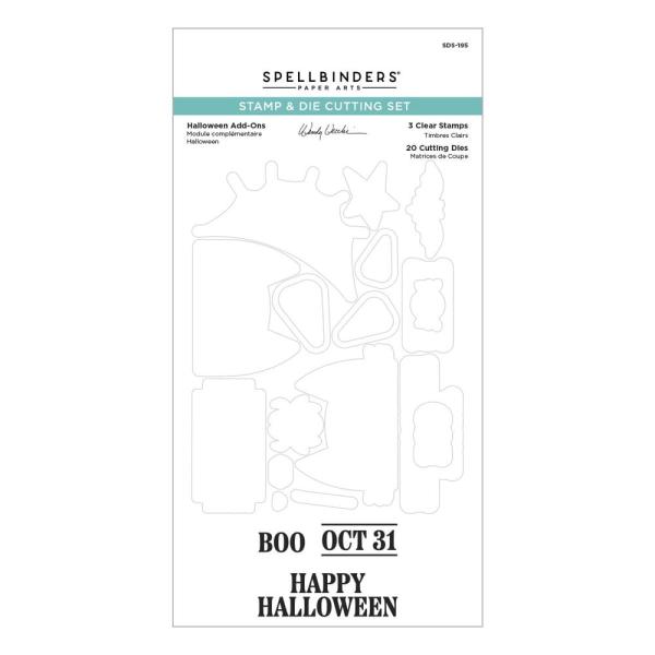 Spellbinders - Stempelset & Stanzschablone "Halloween Gifting" Clear Stamps & Dies