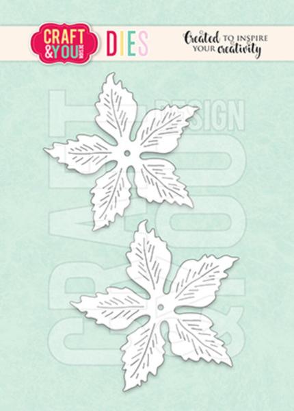 Craft & You Design - Stanzschablone "Poinsettia Big Flower" Dies