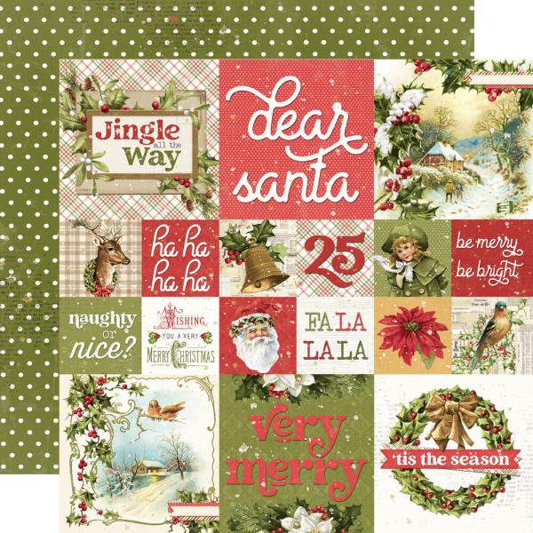 Simple Stories - Collectors Essential Kit "Simple Vintage Yuletide" 12 Bogen Designpapier
