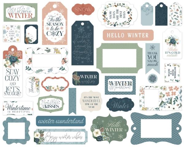 Carta Bella "Winter Wonderland" Frames & Tags