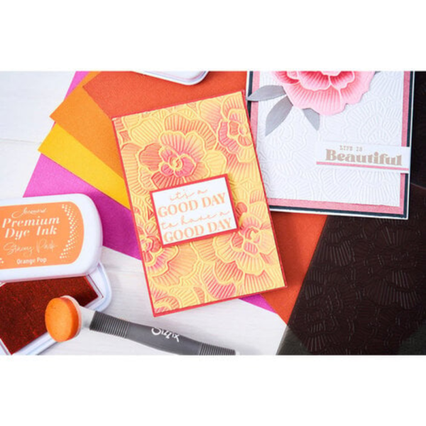 Sizzix - 3D Prägefolder "Cosmopolitan, Sunday in the Park" Embossing Folder Design by Stacey Park
