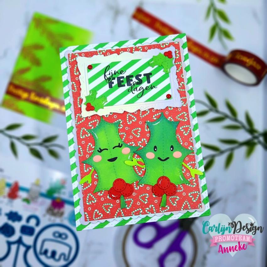 Carlijn Design - Stanzschablone "Festive Friends" Dies 