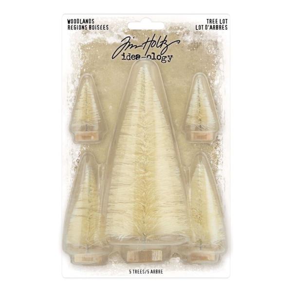 Tim Holtz - Idea Ology - Tannenbäume "Christmas Woodland Tree Lot"