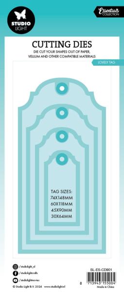 Studio Light - Stanzschablone "Lovely Tag" Dies