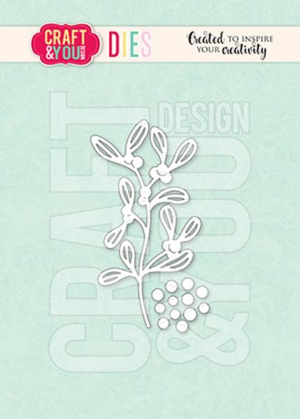 Craft & You Design - Stanzschablone "Sprig of Mistletoe" Dies