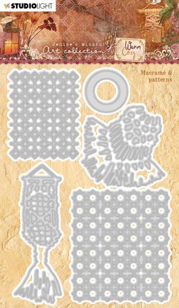 Studio Light - Stanzschablone "Macramé & Patterns Warm & Cozy" Dies