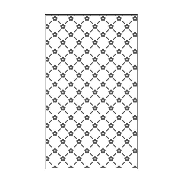 Vaessen Creative - Prägefolder "Blumengitter" Embossingfolder