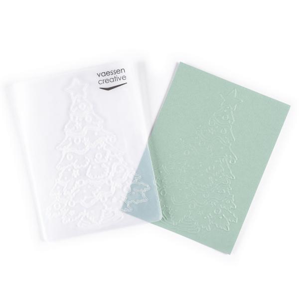 Vaessen Creative - Prägefolder "Weihnachtsbaum" Embossingfolder