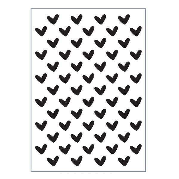 Vaessen Creative - Prägefolder "Herzen" Embossingfolder