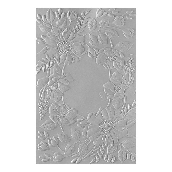 Spellbinders - Prägefolder "Fresh Picked Floral Frame" Embossingfolder