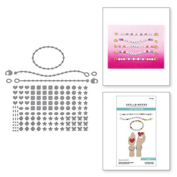 Spellbinders - Stanzschablone "Bestie Beaded Bracelets" Dies