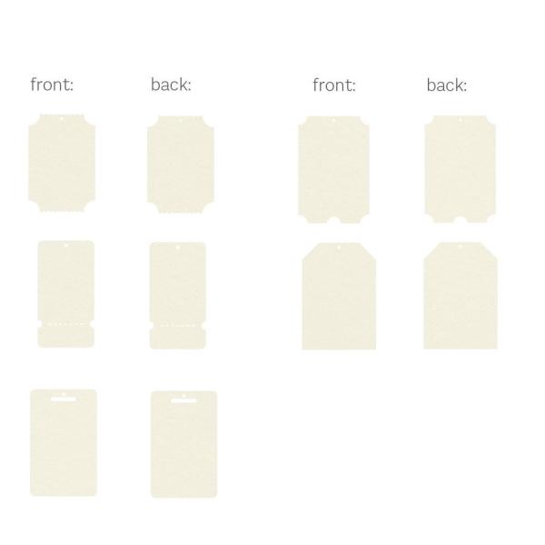 Piatek P13 - Light Chipboard Album Base w/Papers 6x8 Inch "Tickets"