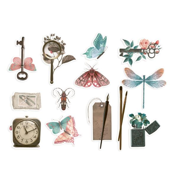 Piatek P13 - Stanzteile "Naturalist" Die Cuts Ephemera Bits & Pieces
