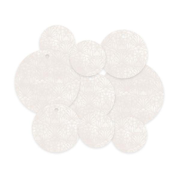 Piatek P13 - Stanzteile "Love and Lace" Decorative Tags 01