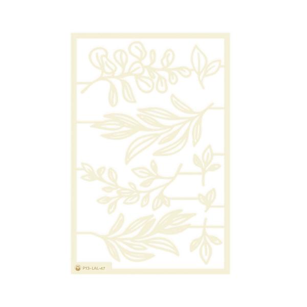 Piatek P13 - Stanzteile "Love and Lace" Chipboard Embellishments 04