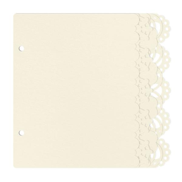 Piatek P13 - Light Chipboard Album Base 6x6 Inch "Love and Lace"