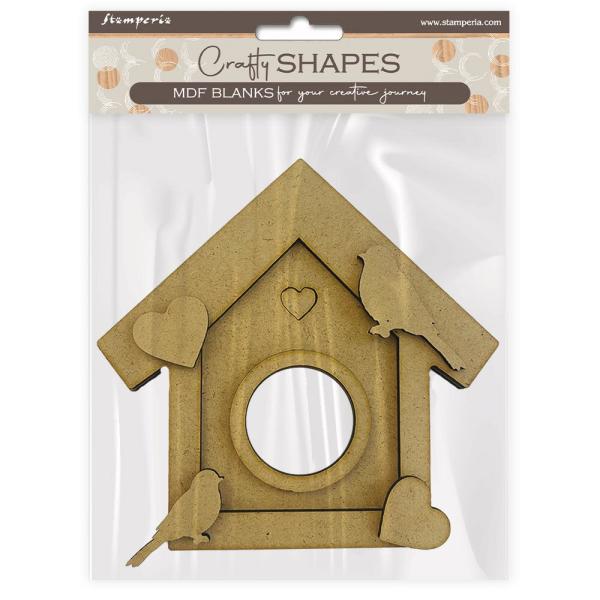 Stamperia - Holzteile "Nest" MDF Crafty Shapes Blanks
