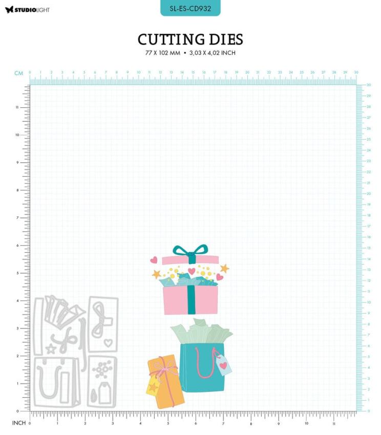 Studio Light - Stanzschablone "B-Day Gifts" Dies